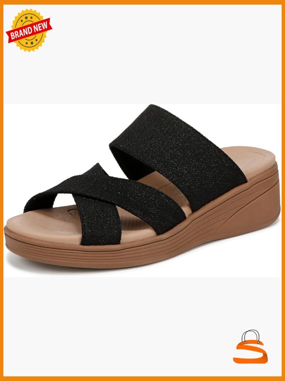Women's Wedge Sandals with Arch Support - Lightweight Comfort